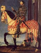 Francois Clouet Portrait of Francois I on Horseback china oil painting reproduction